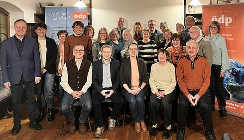 Die Listenkandidatinnen und -kandidaten des ÖDP Kreisverbands Regen