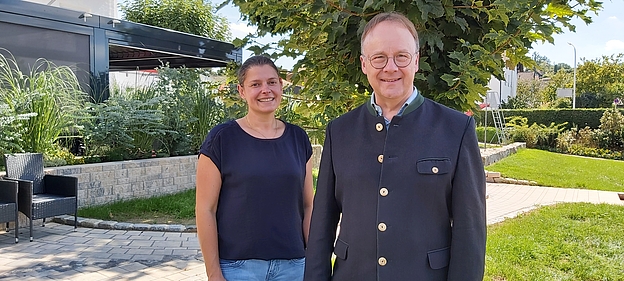 Agnes Becker (ÖDP) und Urban Mangold (ÖDP)