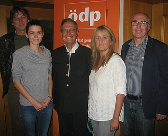 ÖDP Landshut mit Prof. Klaus Buchner