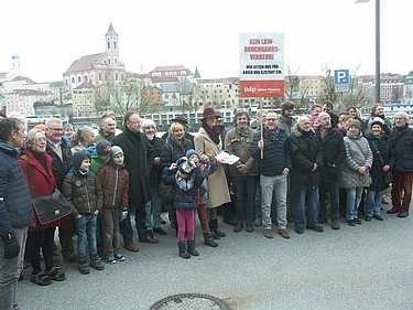 Demo in Passau am Anger