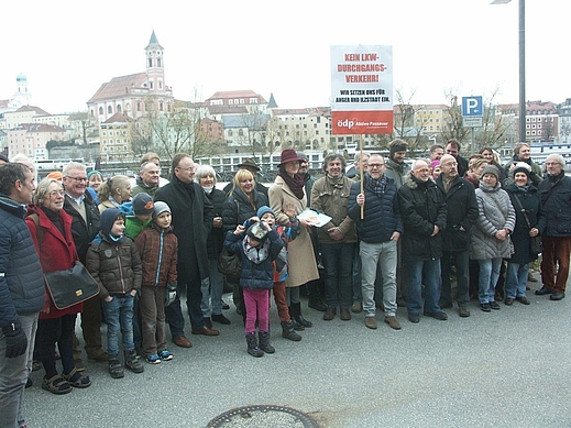 Demo in Passau am Anger