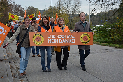 ÖDP Demo gegen Isar2