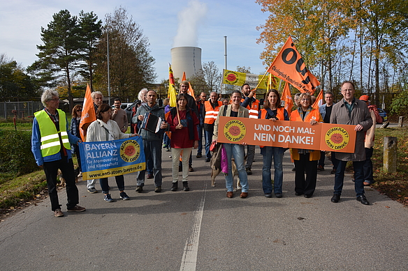 ÖDP Demo gegen Isar 2