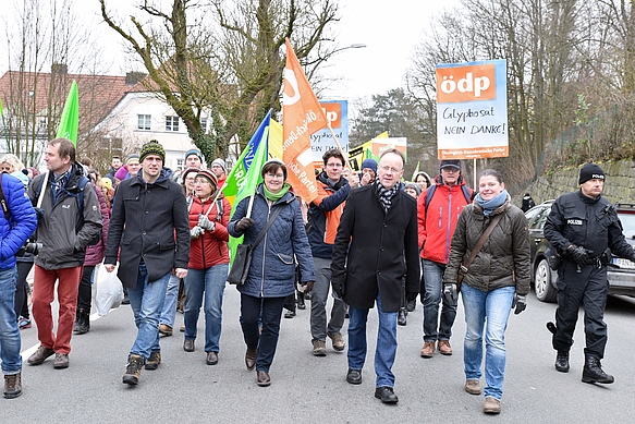 Demonstrationszug für eine Agrarwende