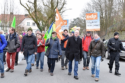 Demonstrationszug für eine Agrarwende